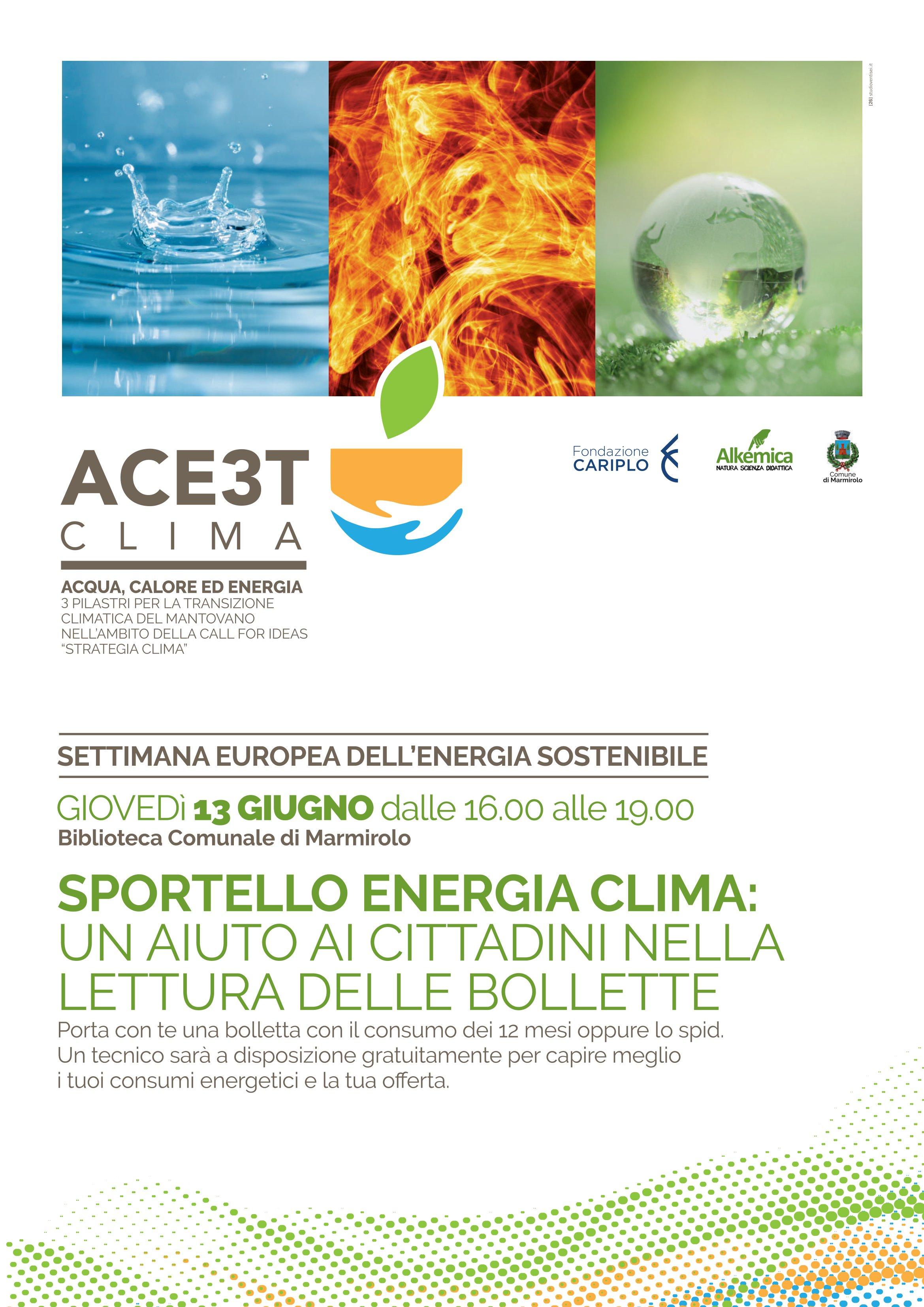 Sportello Energia Clima: un aiuto ai cittadini nella lettura delle bollette